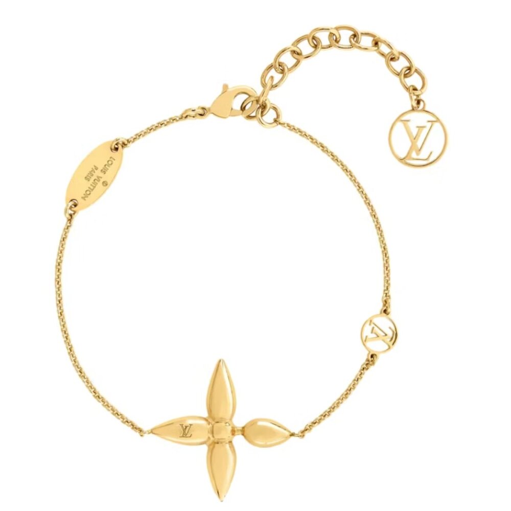 💛 Authentic Louis Vuitton Louisette Gold Charm Bracelet 💛 - Picture 10 of 15